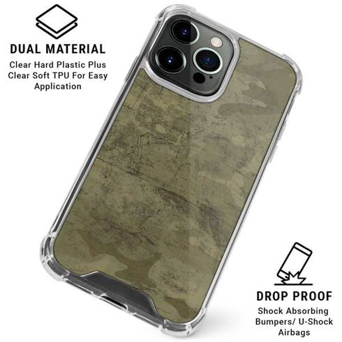 Desert Camo iPhone 16 Pro Max Clear Case
