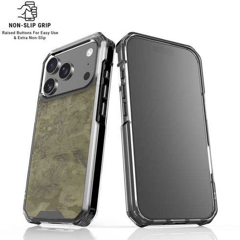 Desert Camo iPhone 18 Pro Clear Case