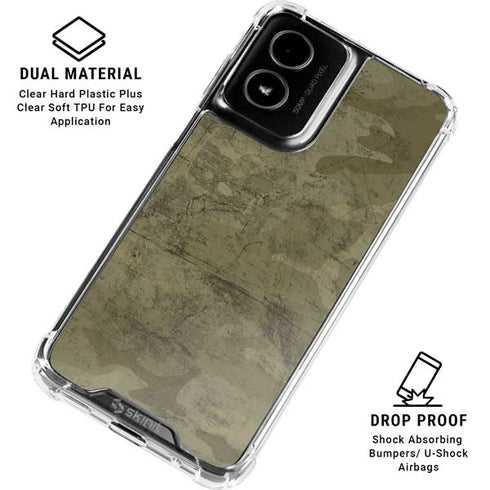 Desert Camo Moto G Power 5G (2024) Clear Case