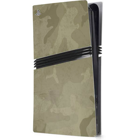 Desert Camo PS5 Pro Console Skin