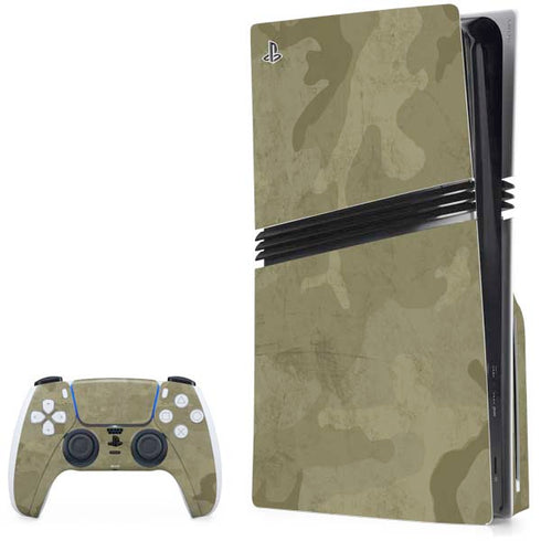 Desert Camo PS5 Pro Disk Bundle Skin