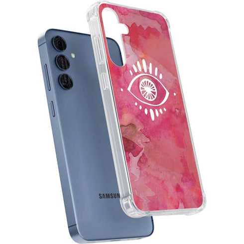 Desert Evil Eye Galaxy A55 5G Clear Case