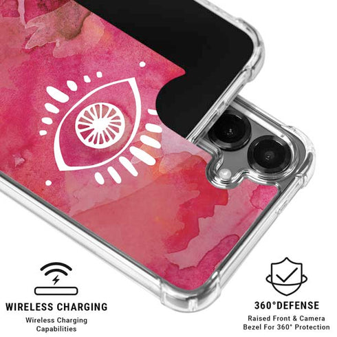 Desert Evil Eye Galaxy S26 Clear Case