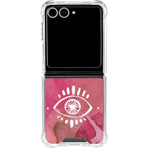 Desert Evil Eye Galaxy Z Flip7 Clear Case