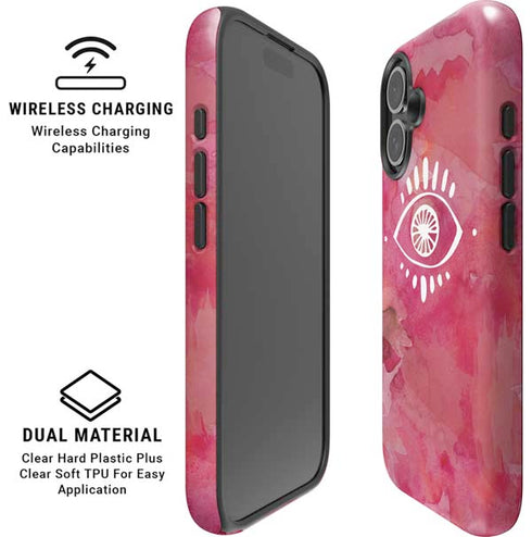 Desert Evil Eye iPhone 16 Plus Magsafe Impact Case