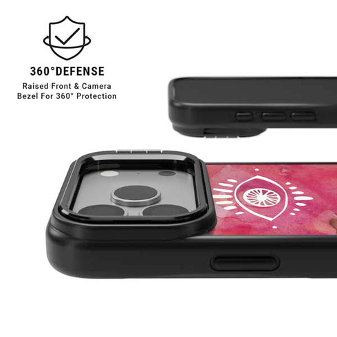 Desert Evil Eye iPhone 17 Pro Kickstand Case