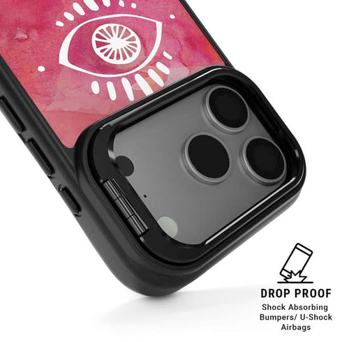 Desert Evil Eye iPhone 17 Pro Kickstand Case