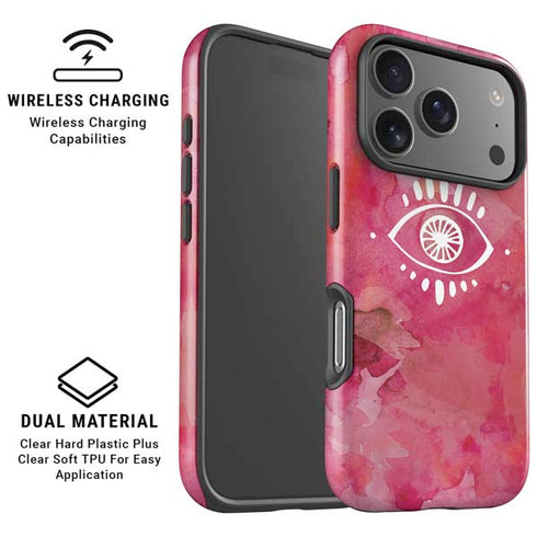 Desert Evil Eye iPhone 17 Pro Max Magsafe Impact Case