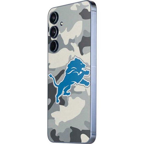 NFL Detriot Lions Camo Galaxy A55 5G Skin