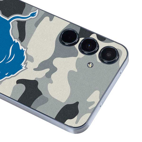 NFL Detriot Lions Camo Galaxy A55 5G Skin