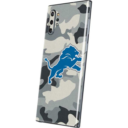NFL Detriot Lions Camo Galaxy Note 10 Plus Skin