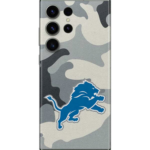 NFL Detriot Lions Camo Galaxy Skins