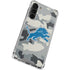 NFL Detriot Lions Camo Galaxy S24 FE Clear Case
