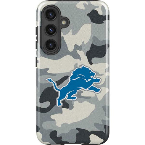 NFL Detriot Lions Camo Galaxy S25 Impact Case