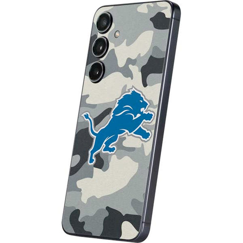 NFL Detriot Lions Camo Galaxy S25 Plus Skin