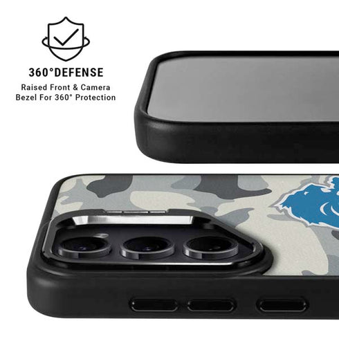 NFL Detriot Lions Camo Galaxy S25 Ultra Kickstand Case