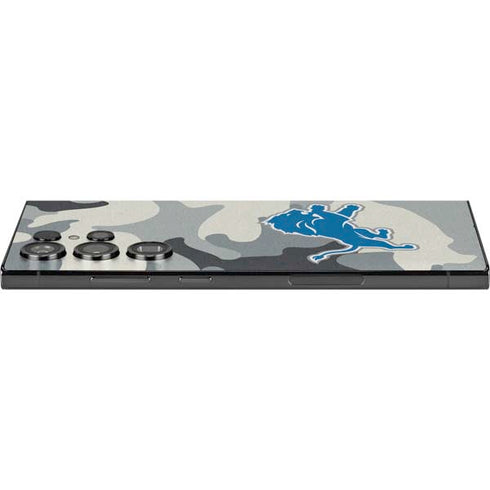 NFL Detriot Lions Camo Galaxy S25 Ultra Skin