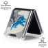 NFL Detriot Lions Camo Galaxy Z Flip6 Clear Case