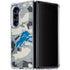 NFL Detriot Lions Camo Galaxy Z Fold5 5G Clear Case