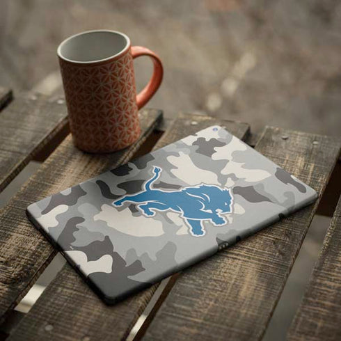 NFL Detriot Lions Camo iPad Skins