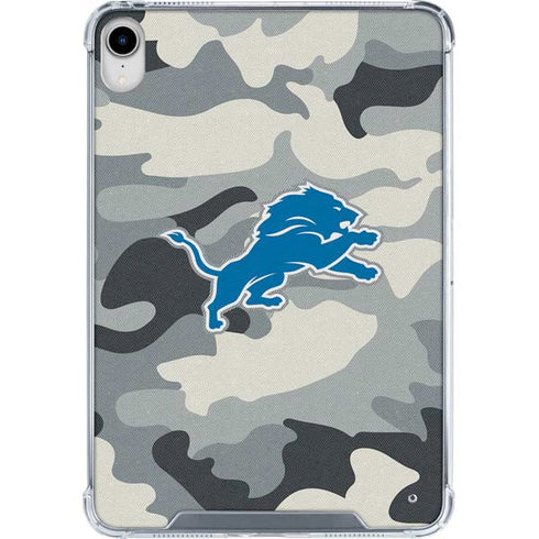 NFL Detriot Lions Camo iPad 11th Gen (2025) Clear Case