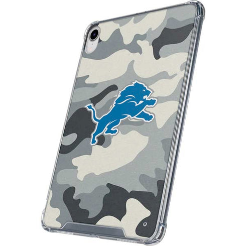 NFL Detriot Lions Camo iPad 11th Gen (2025) Clear Case