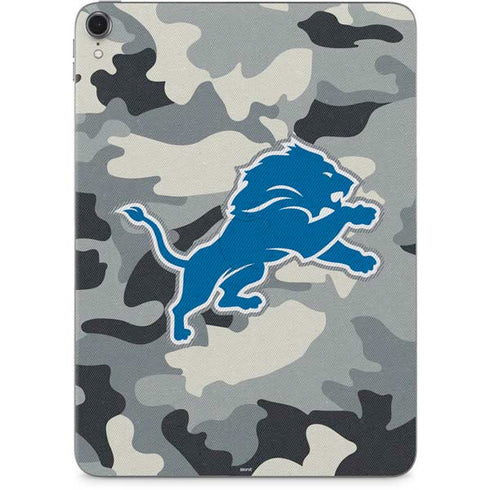 NFL Detriot Lions Camo Apple iPad Pro Skin