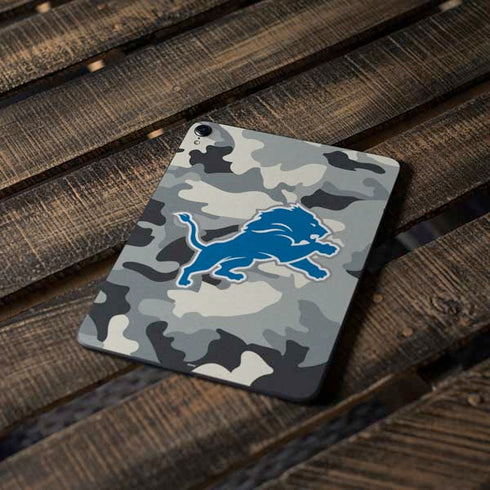 NFL Detriot Lions Camo Apple iPad Pro Skin