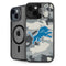 NFL Detriot Lions Camo iPhone 14 Plus Kickstand Case