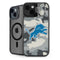 NFL Detriot Lions Camo iPhone 15 Plus Kickstand Case