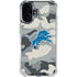NFL Detriot Lions Camo iPhone 16 Clear Case