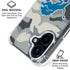 NFL Detriot Lions Camo iPhone 16 Clear Case