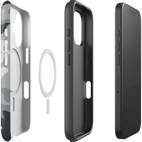 NFL Detriot Lions Camo iPhone 16 Magsafe Impact Case