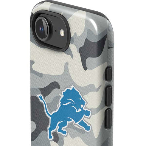 NFL Detriot Lions Camo iPhone 16e Impact Case
