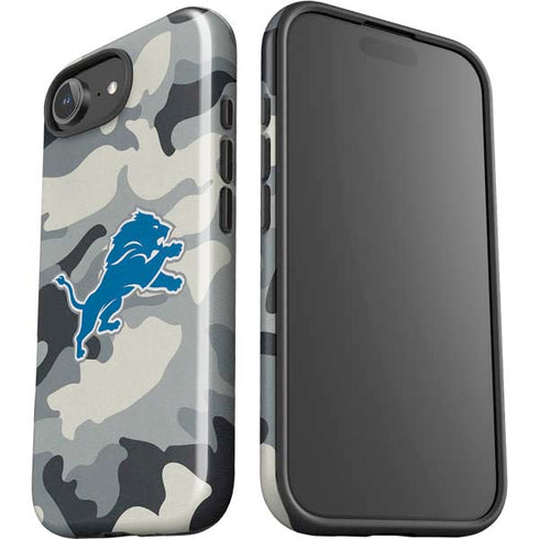 NFL Detriot Lions Camo iPhone 16e Impact Case