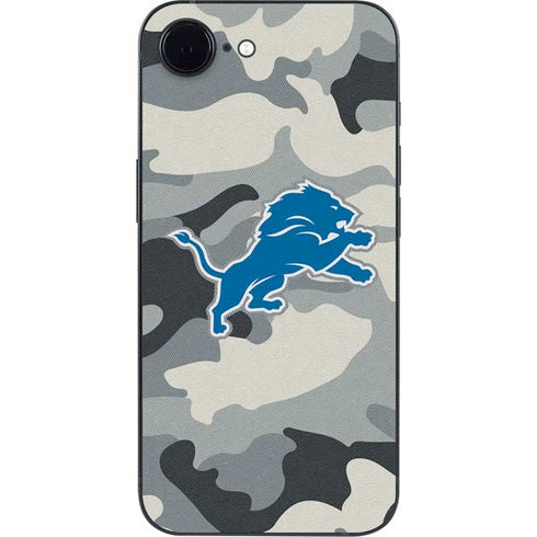 NFL Detriot Lions Camo iPhone 16e Skin