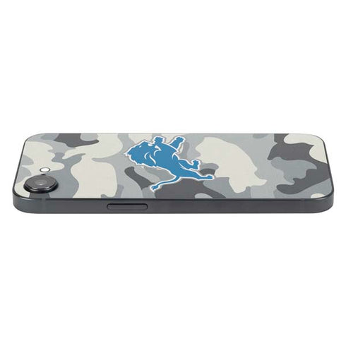 NFL Detriot Lions Camo iPhone 16e Skin