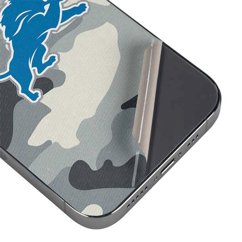 NFL Detriot Lions Camo iPhone 16e Skin