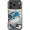 NFL Detriot Lions Camo iPhone 18 Pro Clear Case