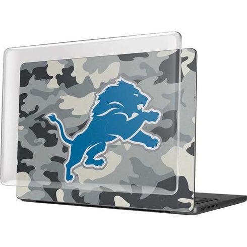 NFL Detriot Lions Camo MacBook Pro 14in (2021-24) Case plus Skin