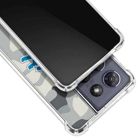 NFL Detriot Lions Camo Moto G Stylus 5G (2025) Clear Case