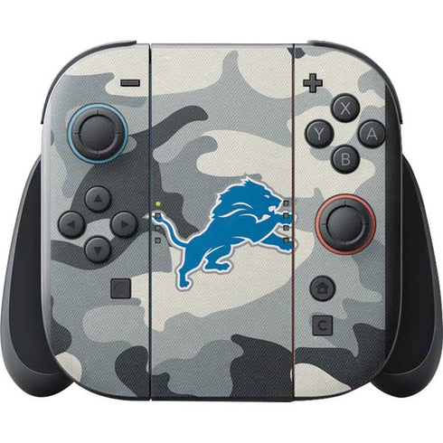 NFL Detriot Lions Camo Nintendo Switch 2 (2025) with Joy-Con Skin