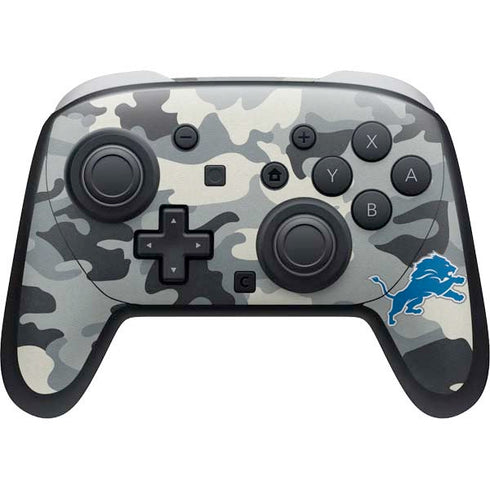 NFL Detriot Lions Camo Nintendo Skins