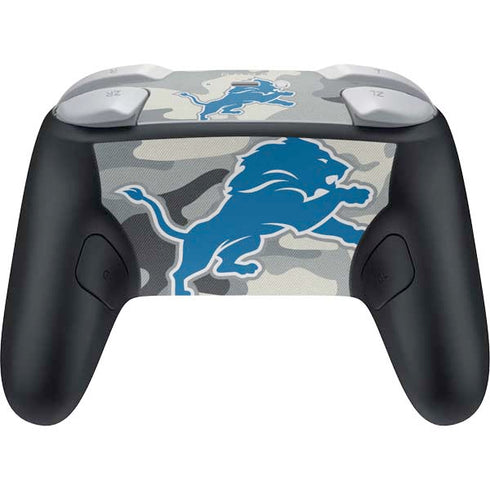 NFL Detriot Lions Camo Nintendo Switch 2 (2025) Pro Controller Skin