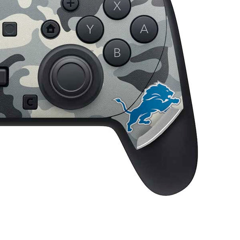 NFL Detriot Lions Camo Nintendo Switch 2 (2025) Pro Controller Skin
