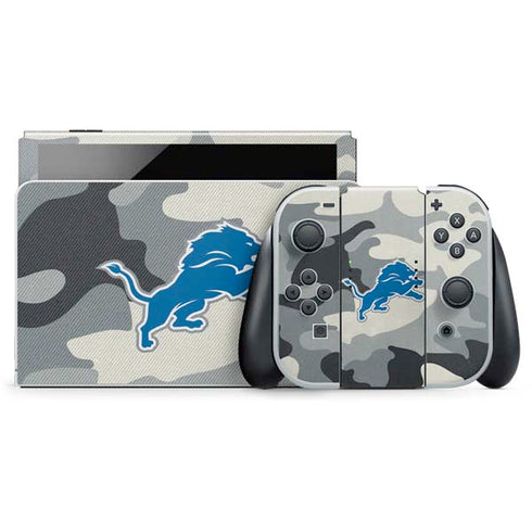 NFL Detriot Lions Camo Nintendo Skins