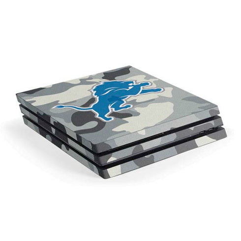 NFL Detriot Lions Camo PlayStation PS4 Skins