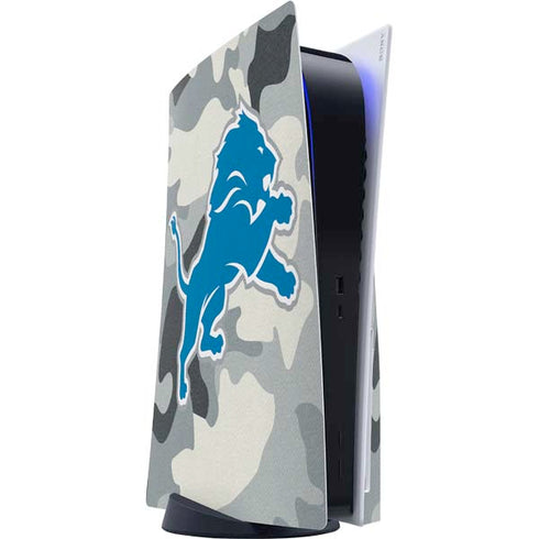 NFL Detriot Lions Camo PlayStation PS5 Skins