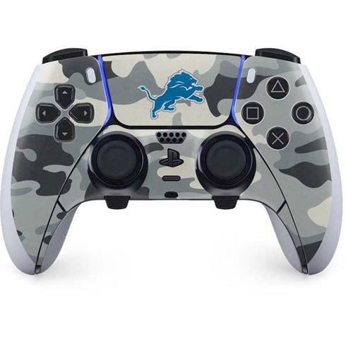 NFL Detriot Lions Camo PlayStation PS5 Skins