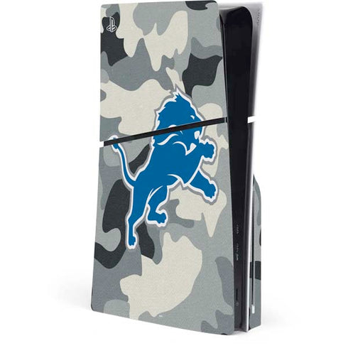 NFL Detriot Lions Camo PlayStation PS5 Skins